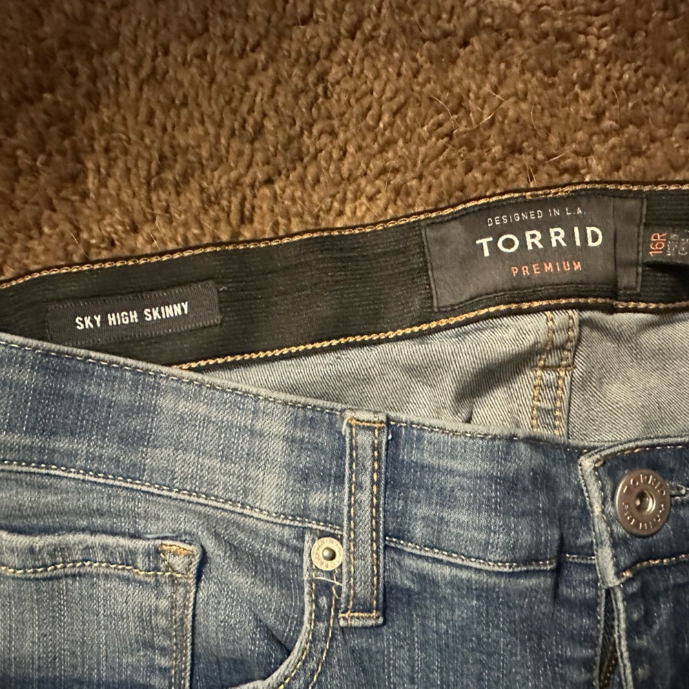 Torrid Sky High Skinny Jeans - Denim Blue